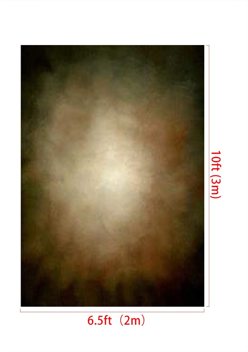 Kate 6.5ft(W) x10ft(H) Abstract Photography Backdrops Microfiber Brown/Green Portrait Photography Studio Background(A Little Green) - Image 2